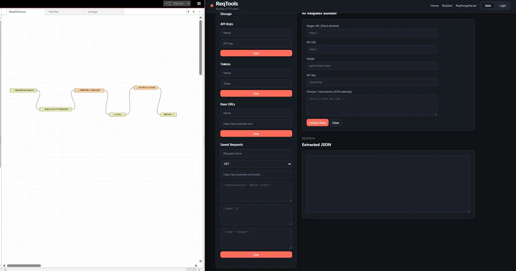 Mon workflow Node-RED